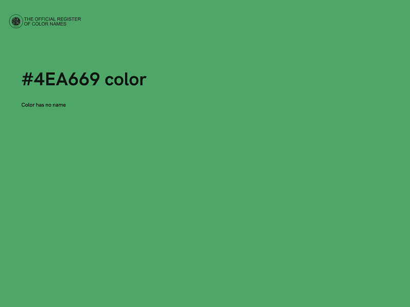 #4EA669 color image