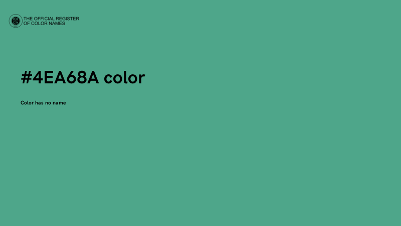 #4EA68A color image