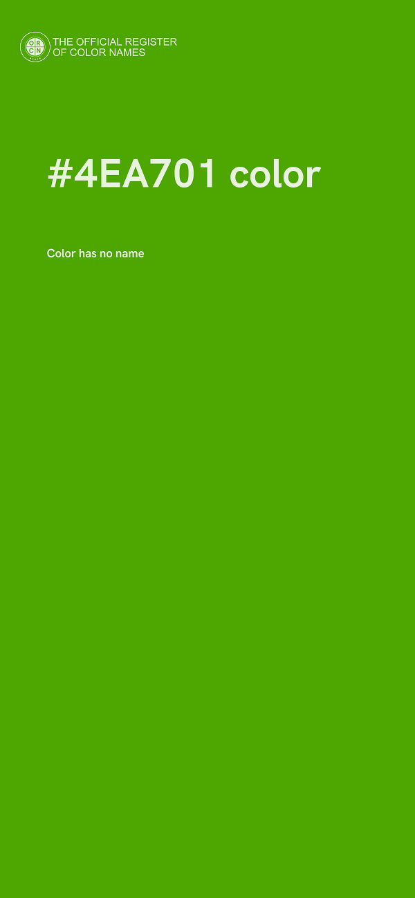 #4EA701 color image