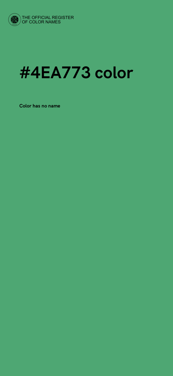 #4EA773 color image