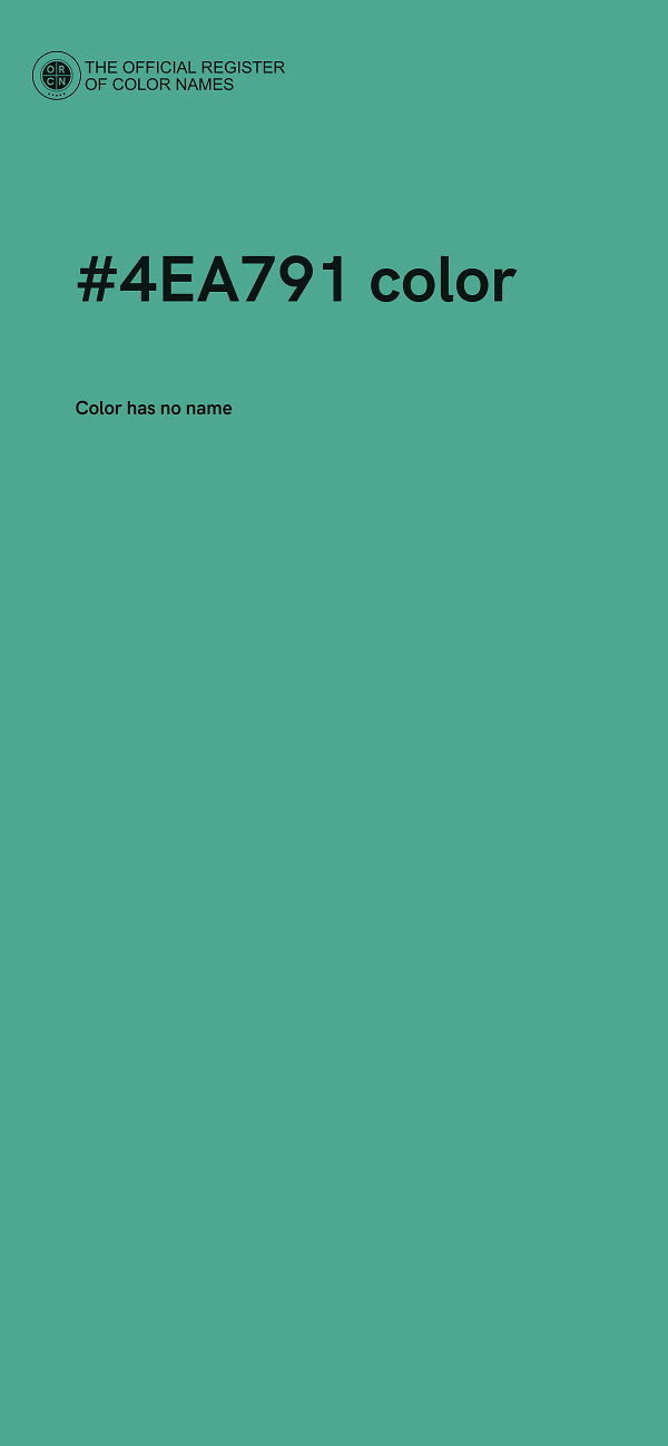 #4EA791 color image