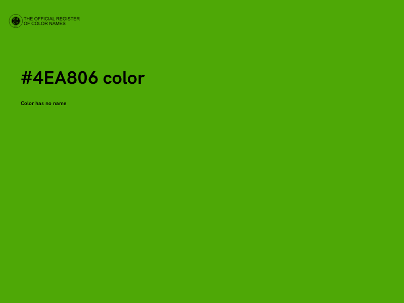 #4EA806 color image