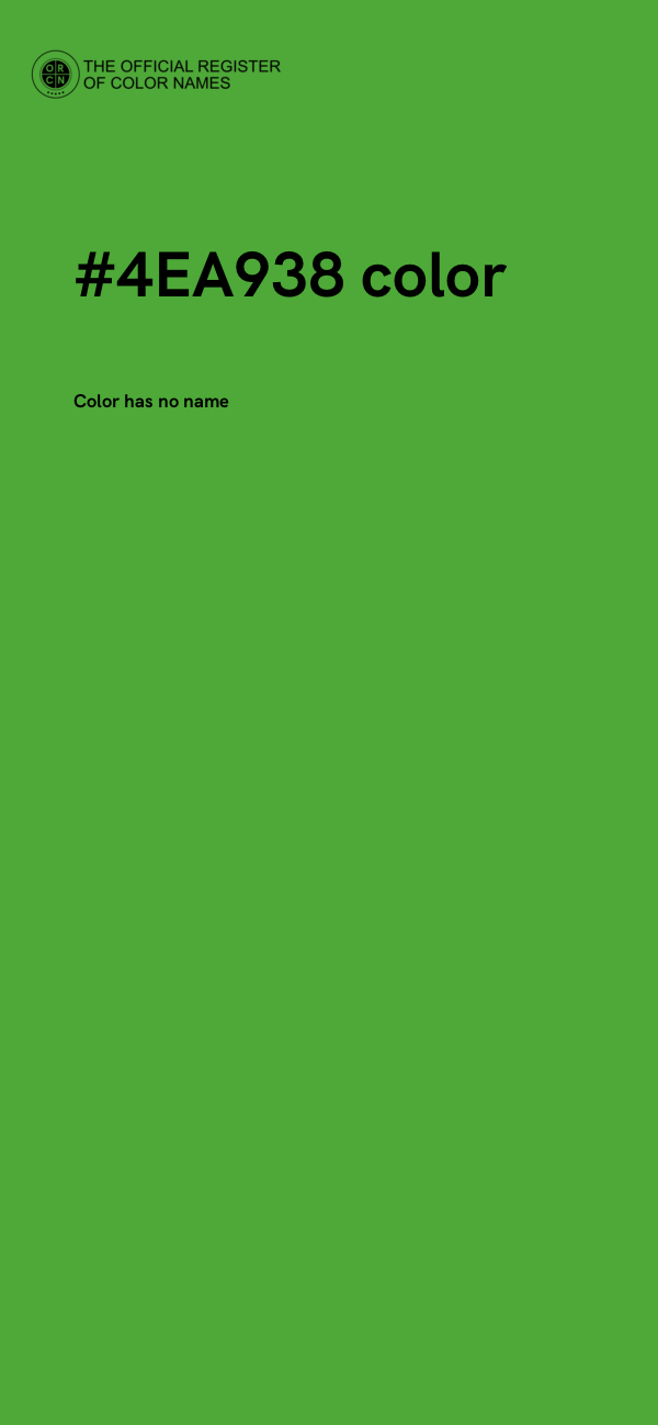 #4EA938 color image