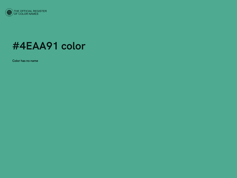 #4EAA91 color image