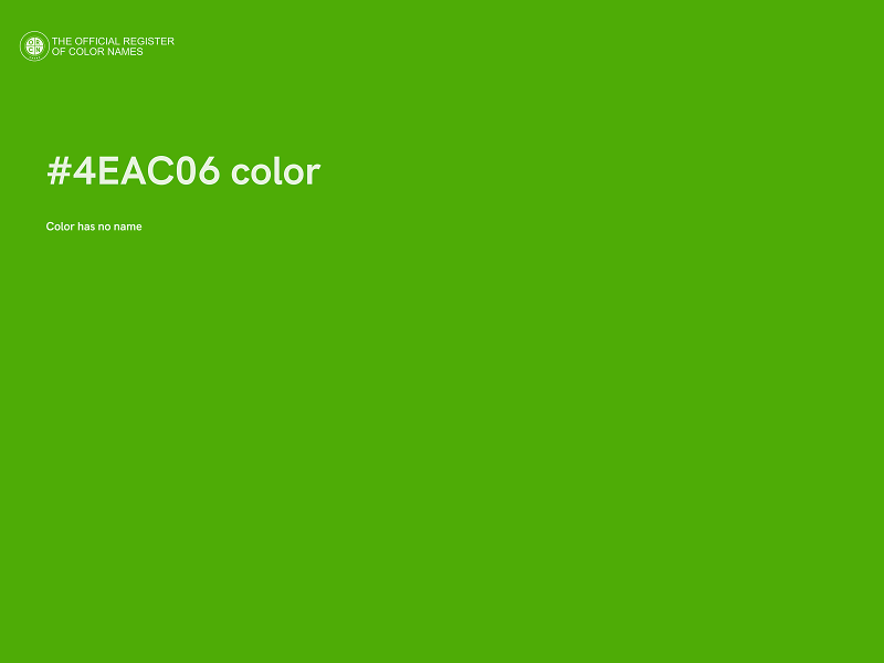 #4EAC06 color image