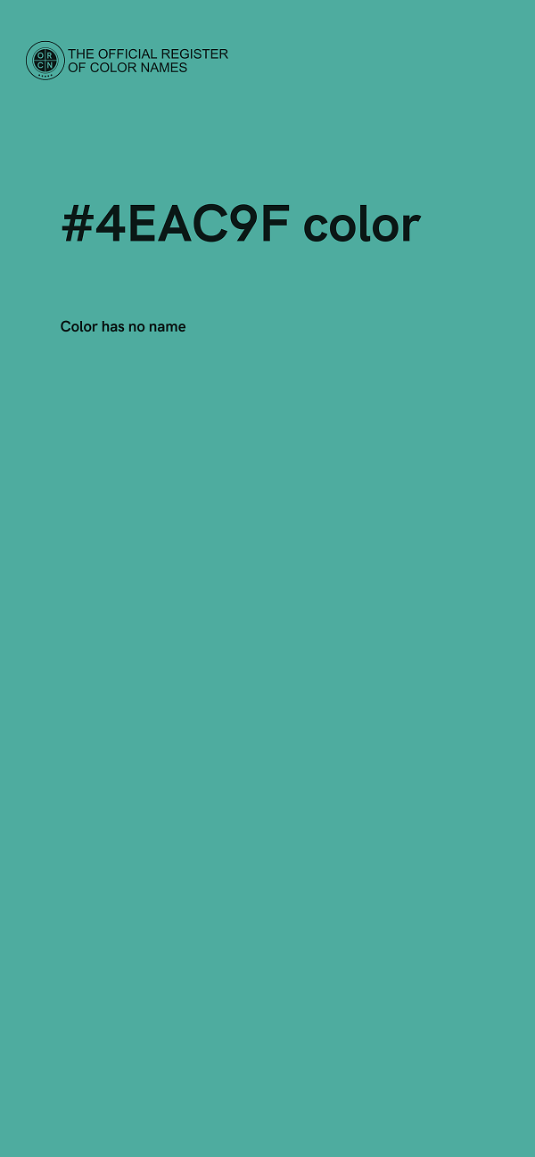 #4EAC9F color image