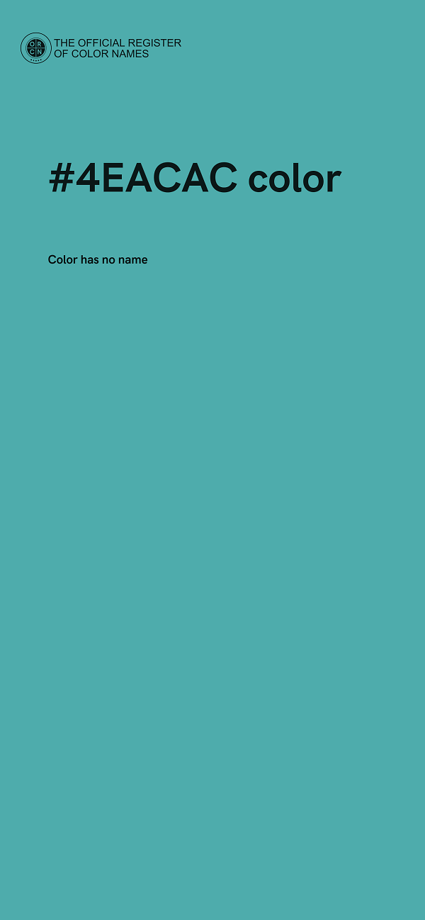 #4EACAC color image