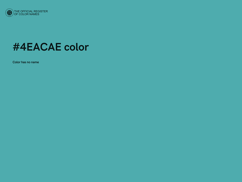 #4EACAE color image