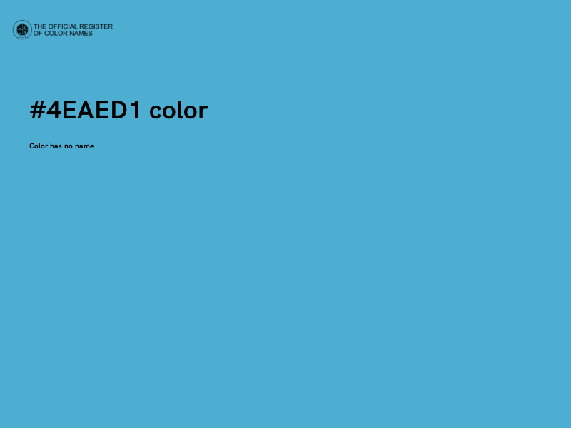 #4EAED1 color image