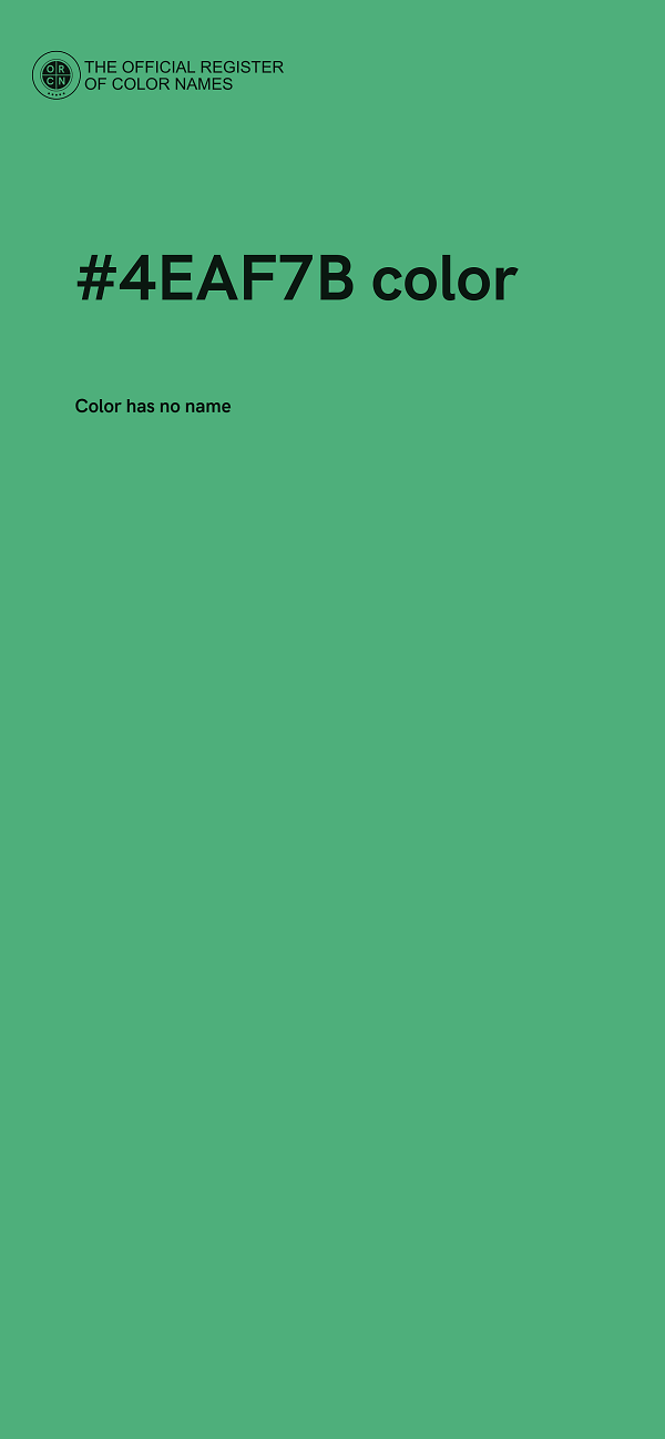 #4EAF7B color image