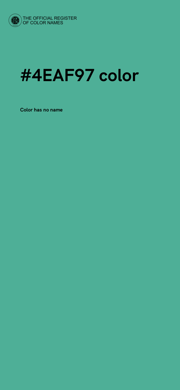 #4EAF97 color image