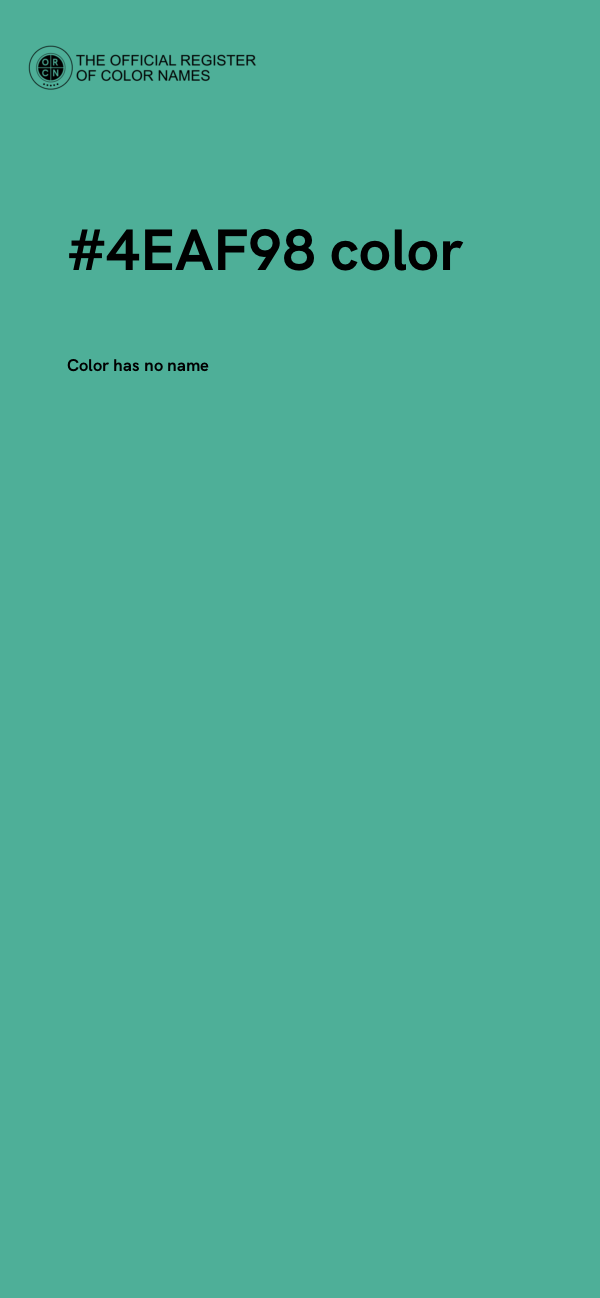 #4EAF98 color image