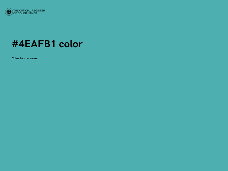 #4EAFB1 color image