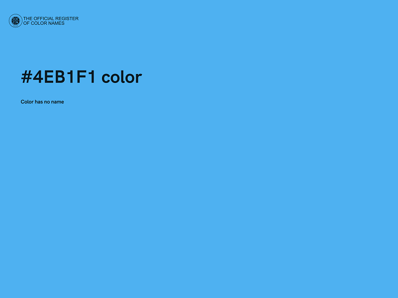 #4EB1F1 color image