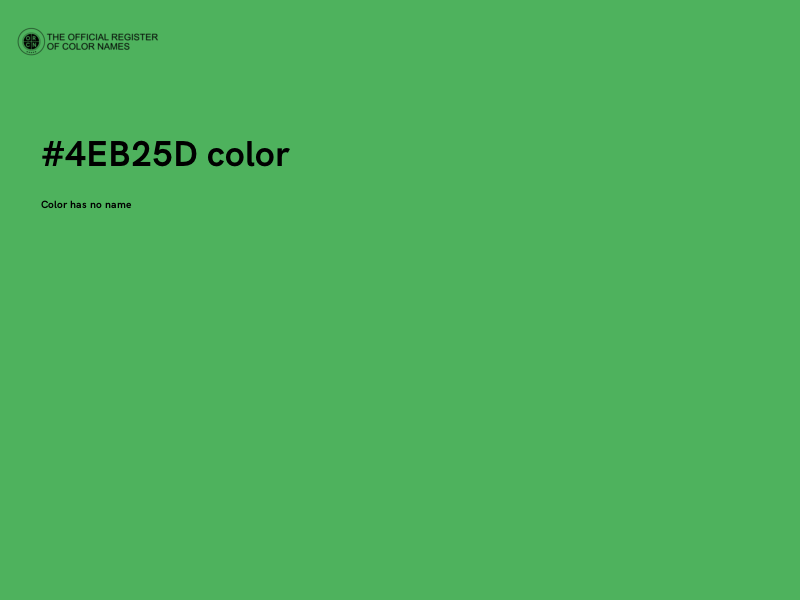 #4EB25D color image