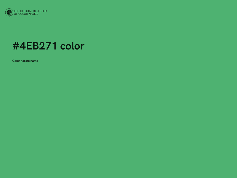 #4EB271 color image
