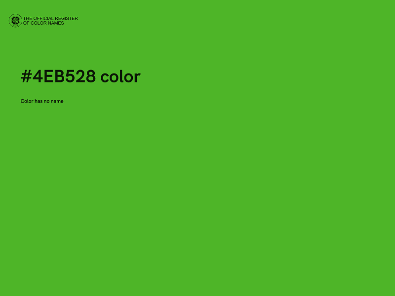 #4EB528 color image