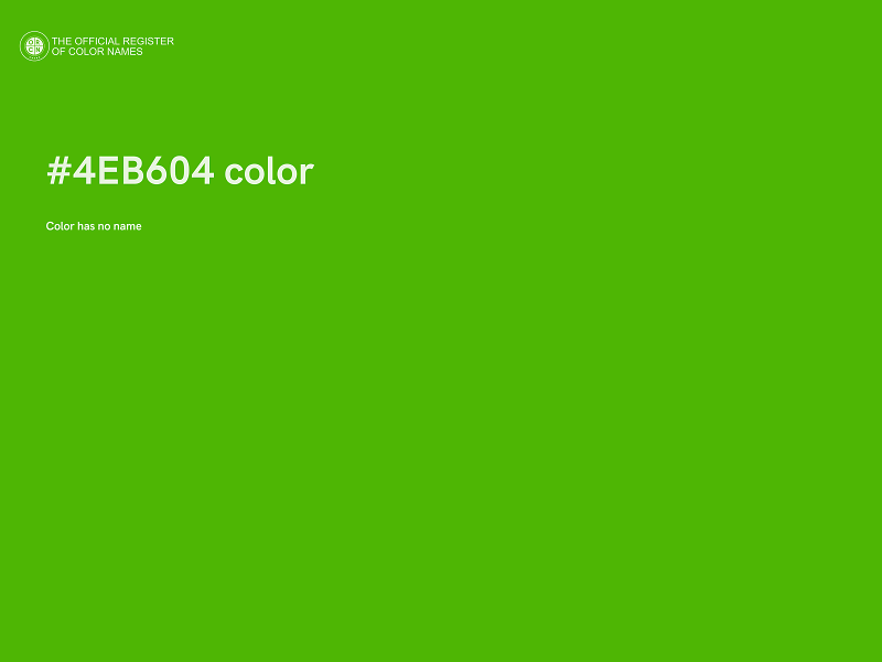 #4EB604 color image