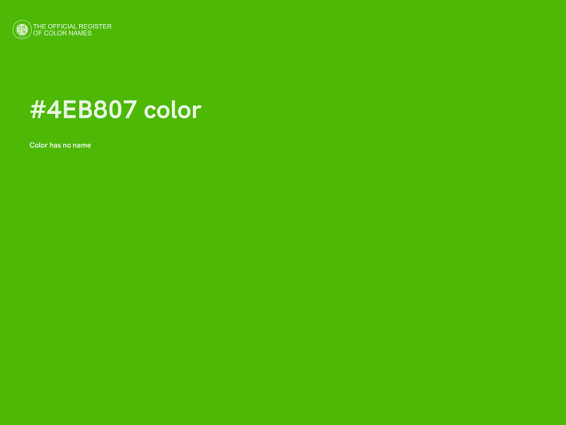 #4EB807 color image