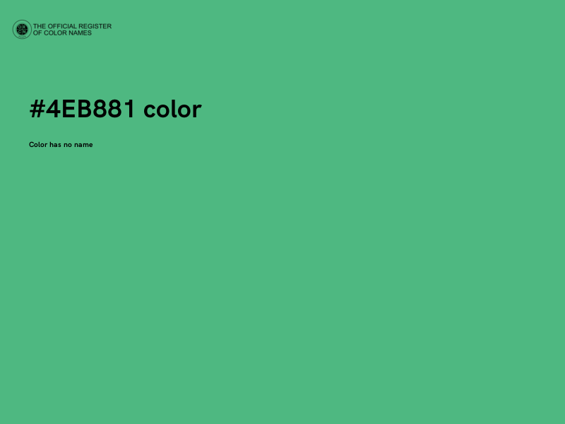 #4EB881 color image