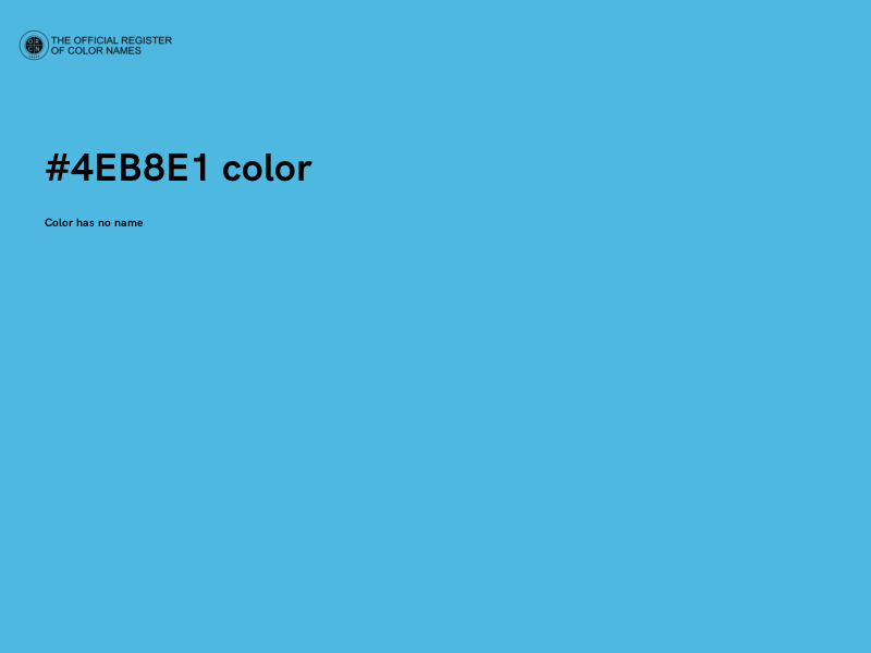 #4EB8E1 color image