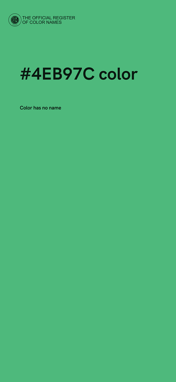 #4EB97C color image