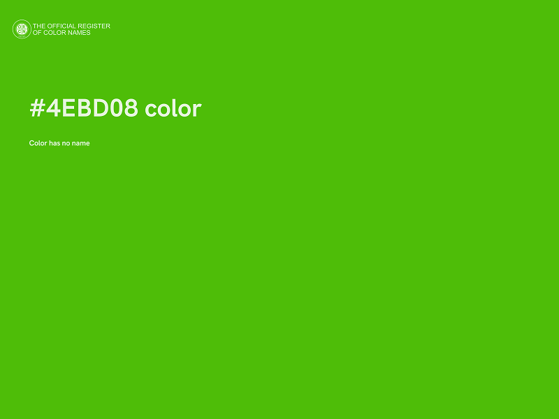 #4EBD08 color image