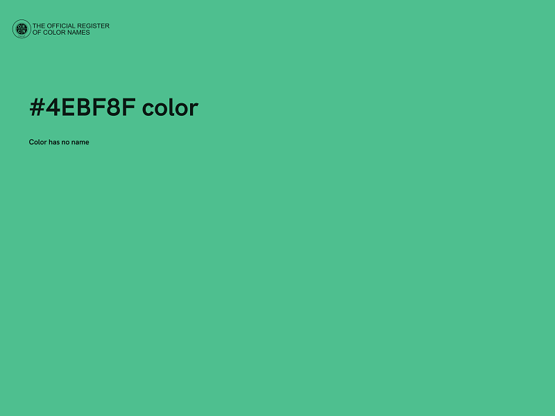 #4EBF8F color image