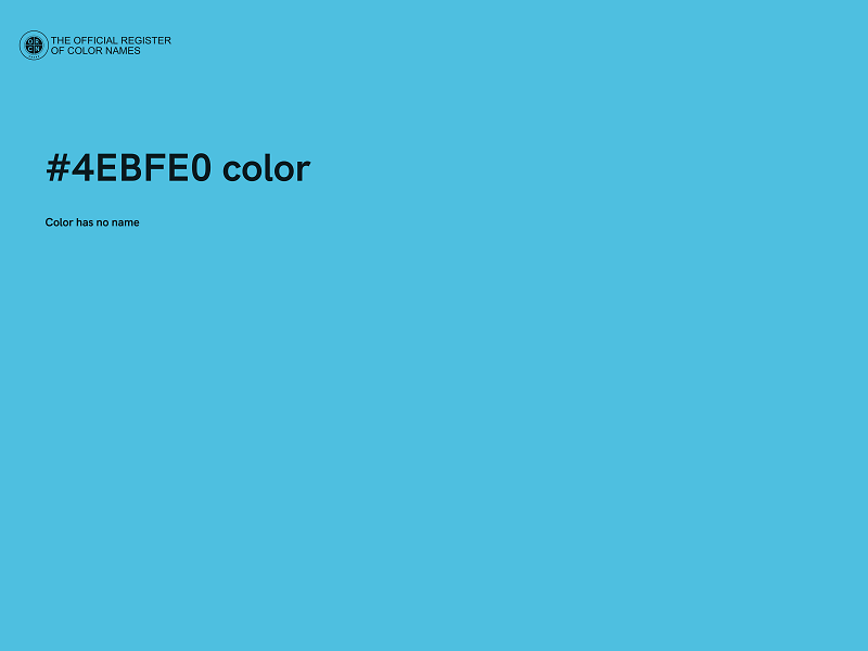 #4EBFE0 color image