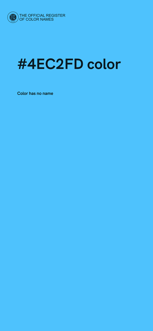 #4EC2FD color image