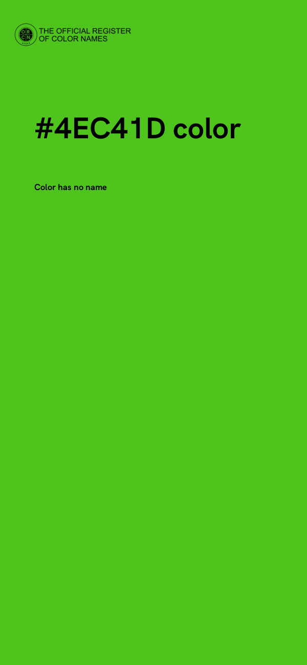 #4EC41D color image