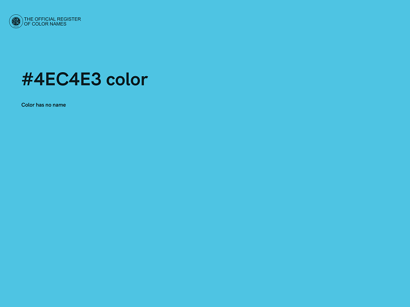 #4EC4E3 color image