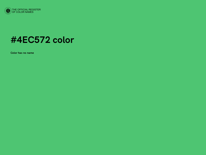 #4EC572 color image