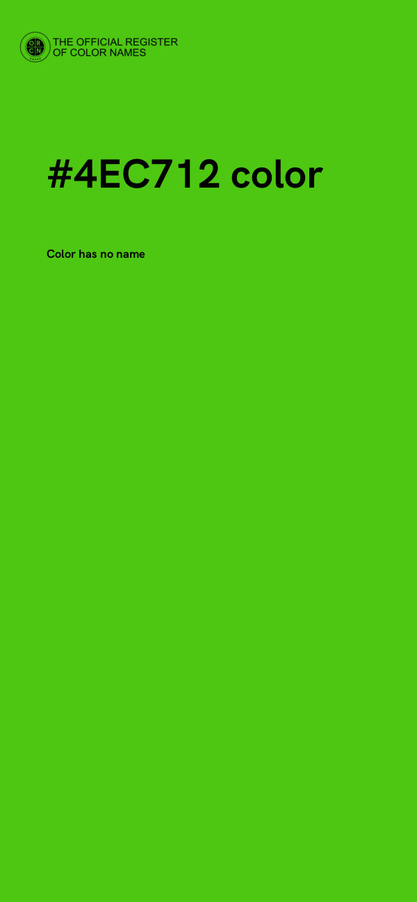#4EC712 color image