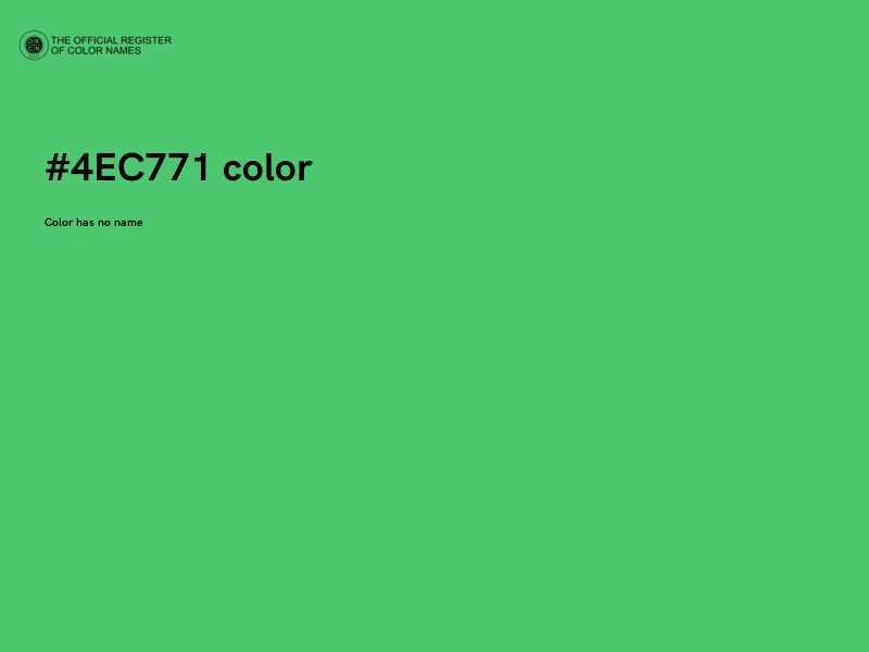 #4EC771 color image
