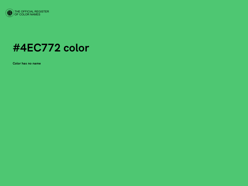 #4EC772 color image