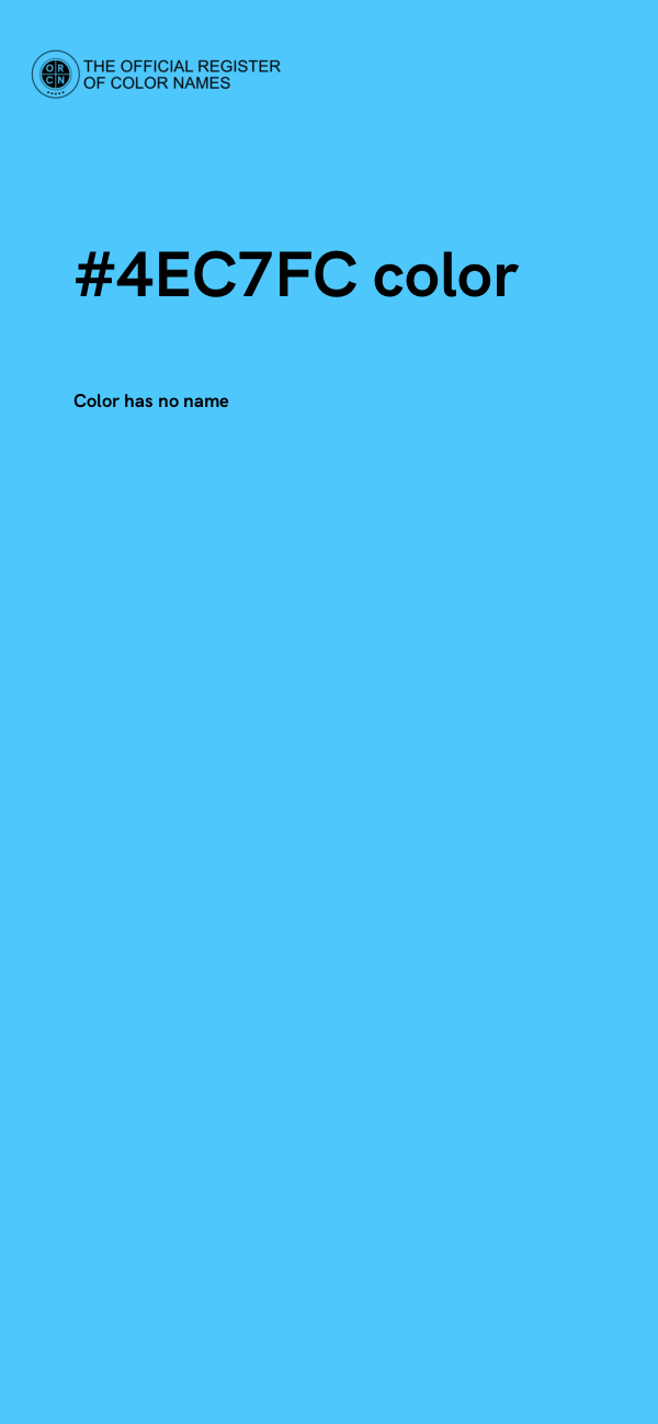 #4EC7FC color image