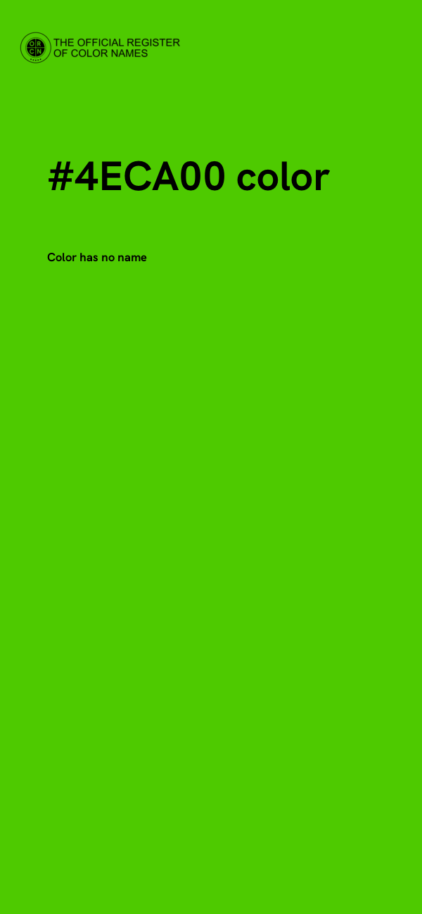 #4ECA00 color image