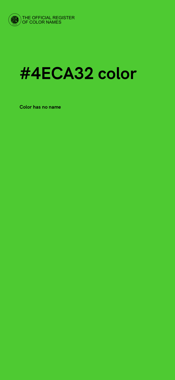 #4ECA32 color image