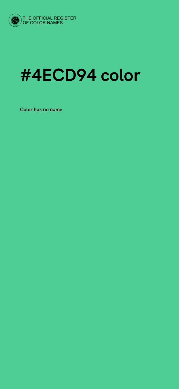 #4ECD94 color image