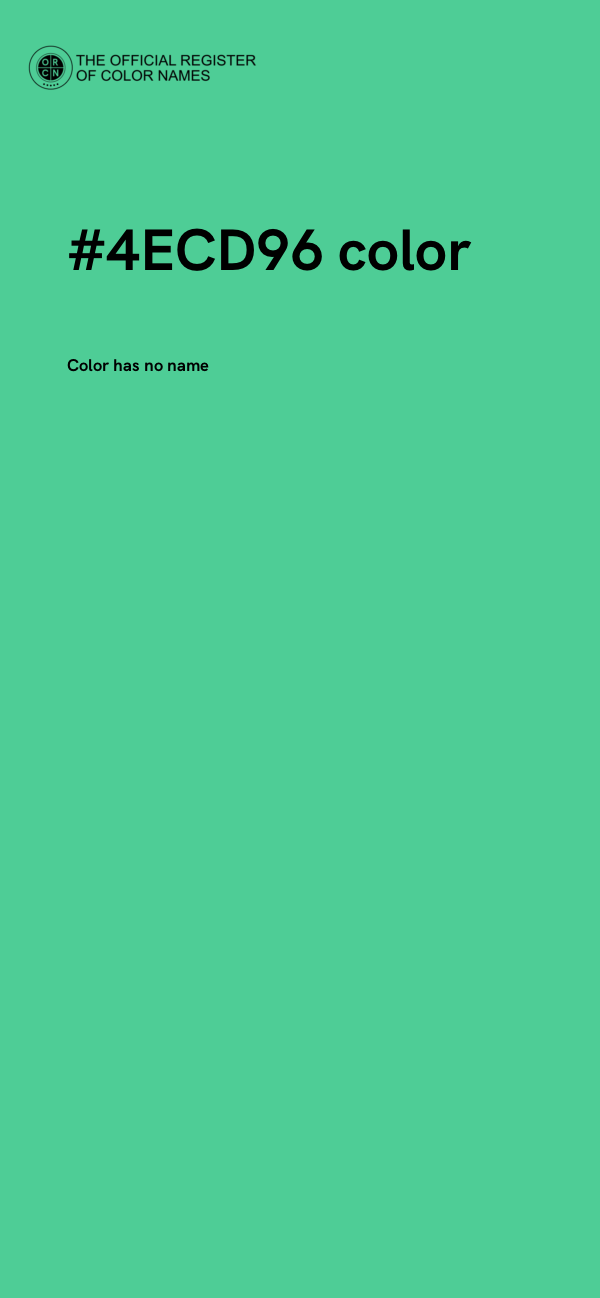 #4ECD96 color image
