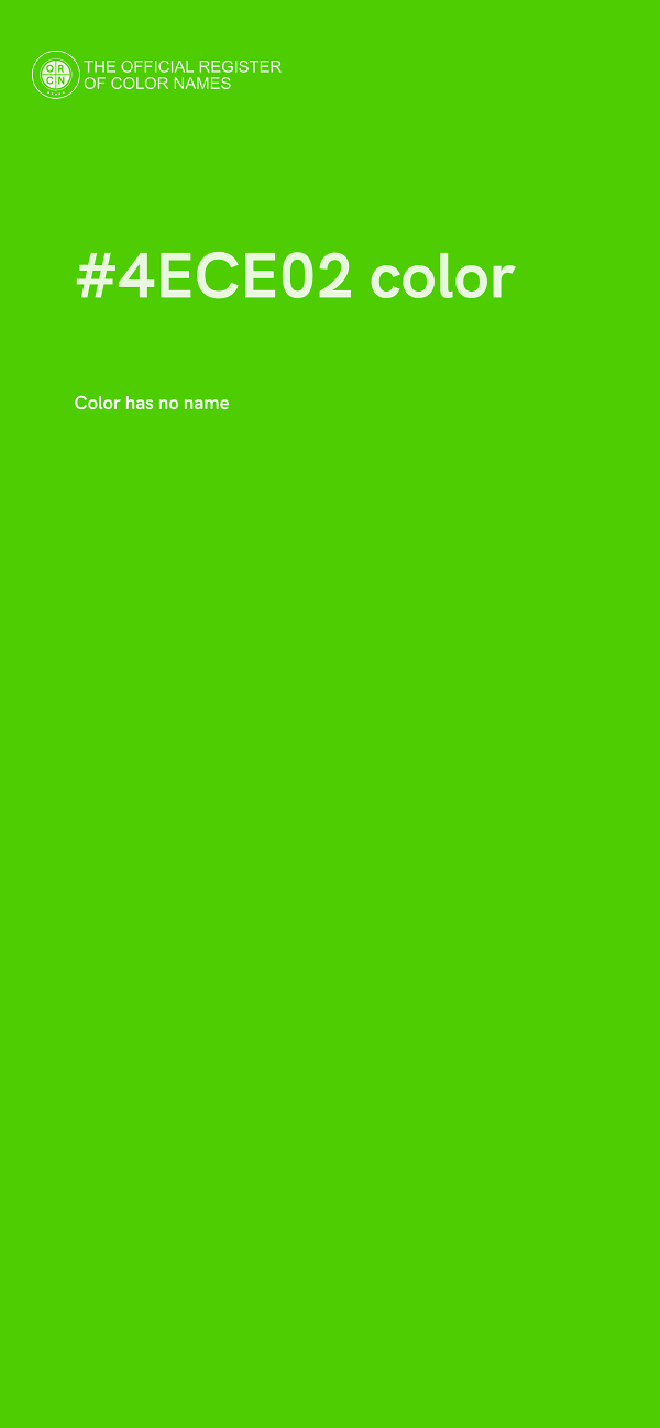 #4ECE02 color image