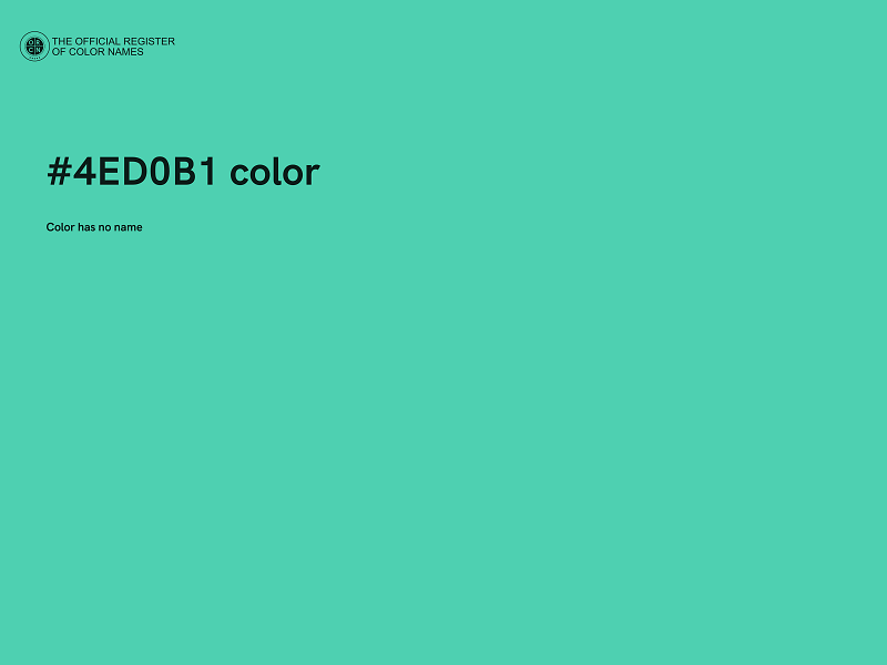 #4ED0B1 color image