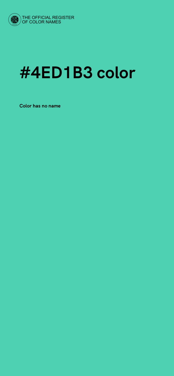 #4ED1B3 color image
