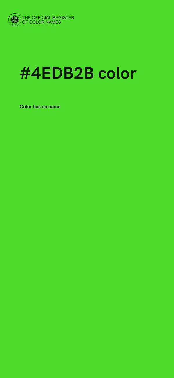 #4EDB2B color image