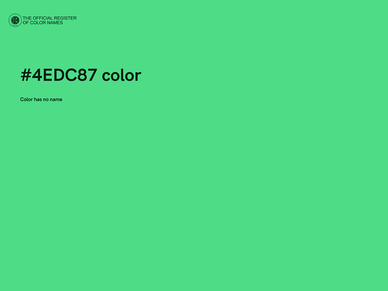 #4EDC87 color image