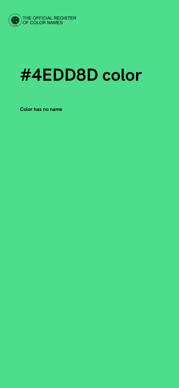 #4EDD8D color image