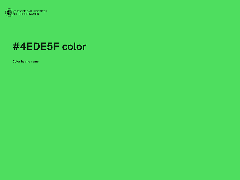 #4EDE5F color image