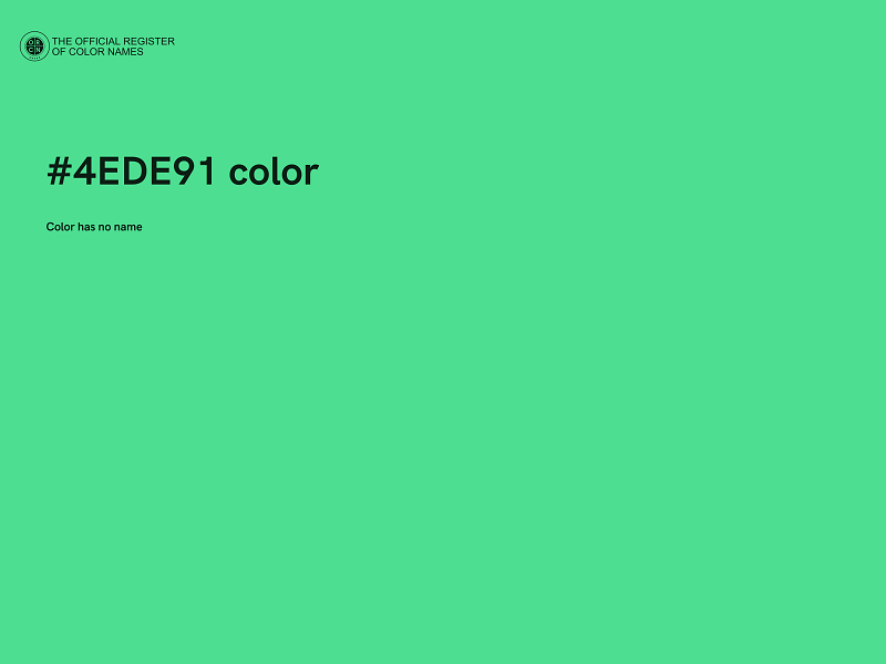 #4EDE91 color image