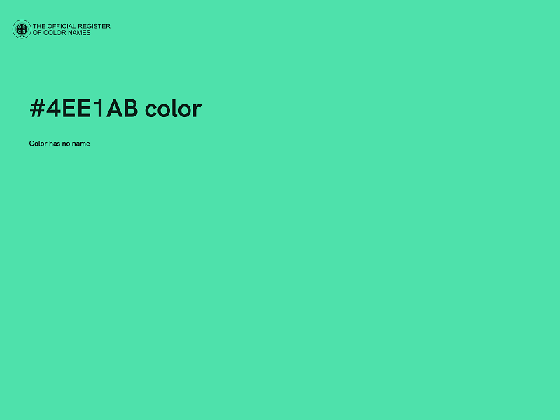 #4EE1AB color image